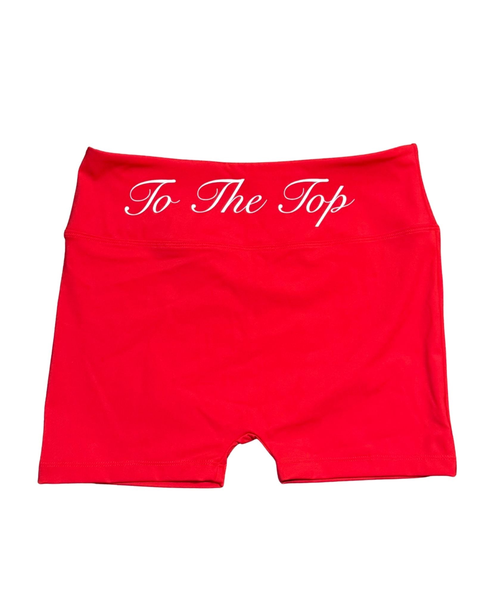 Women's SignaTTTure Red Biker Shorts