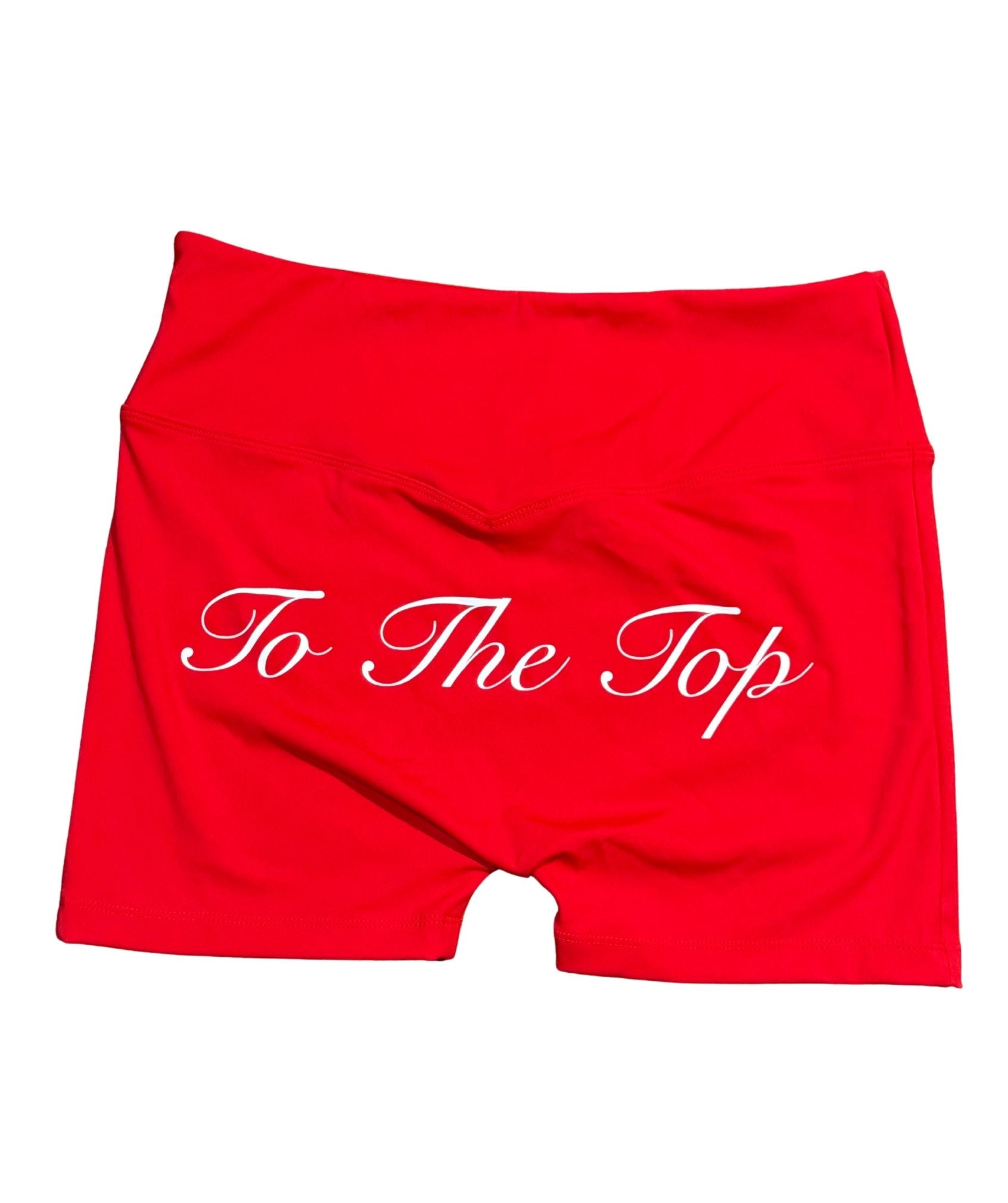 Women's SignaTTTure Red Biker Shorts